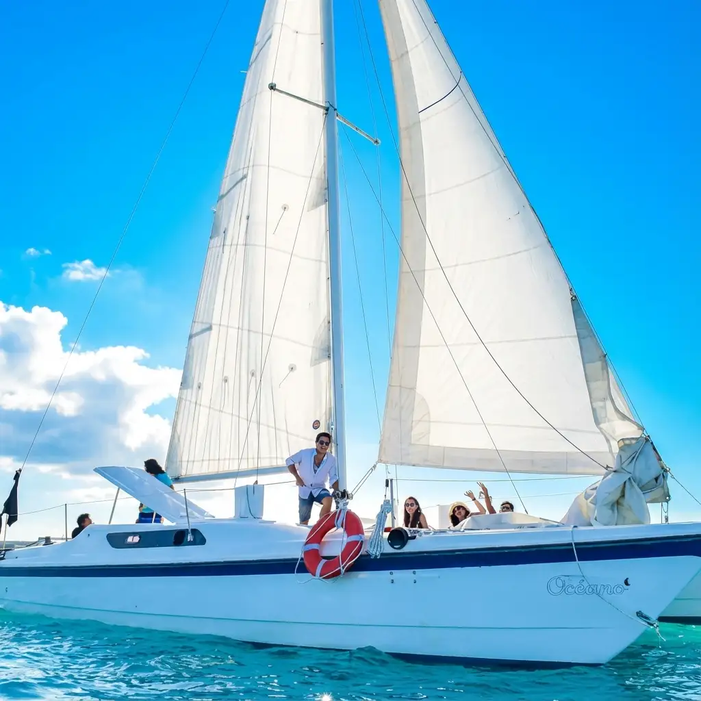 Private Catamaran Tour on the Bacalar Lagoon